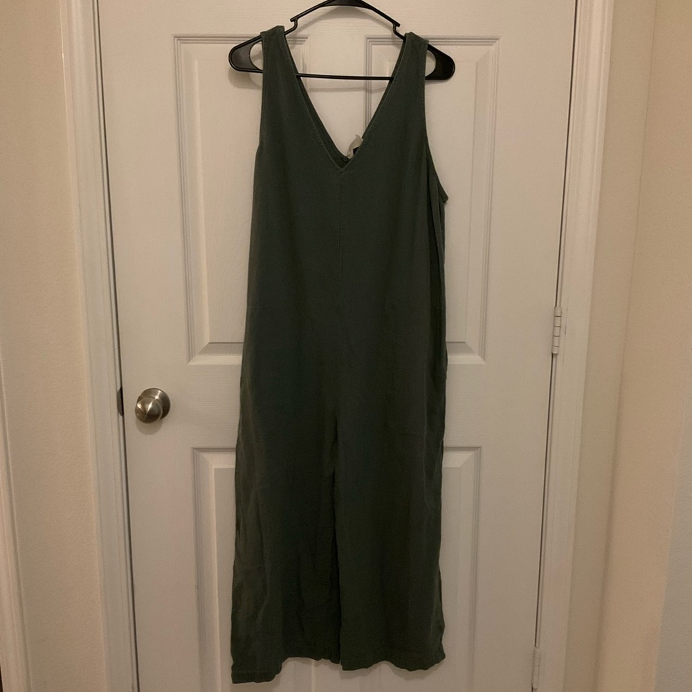 Olive green jumpsuit
